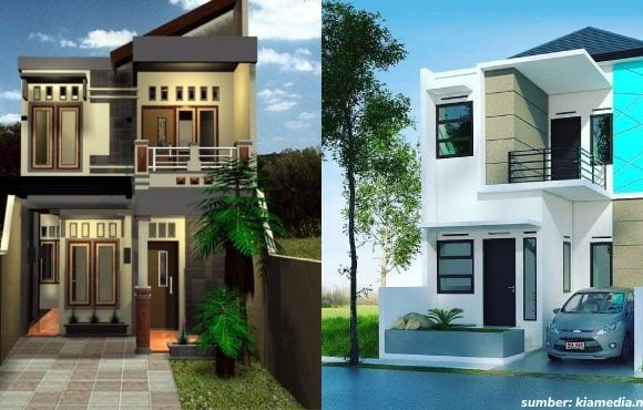 rumah minimalis 2 lantai type 36 pojok