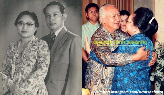 soeharto dan ibu tien