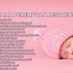 bayi perempuan lucu