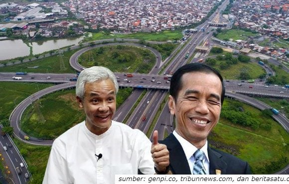 ganjar pranowo soal dampak infrastruktur Jokowi