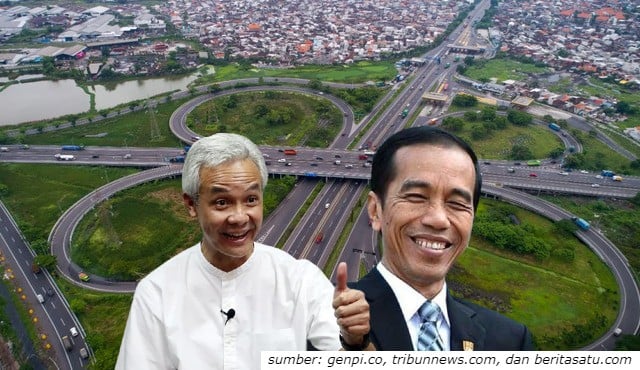 ganjar pranowo soal dampak infrastruktur Jokowi