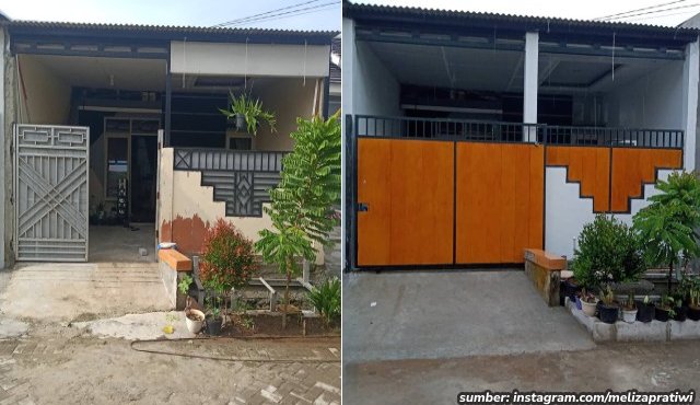 renovasi rumah subsidi bagian depan