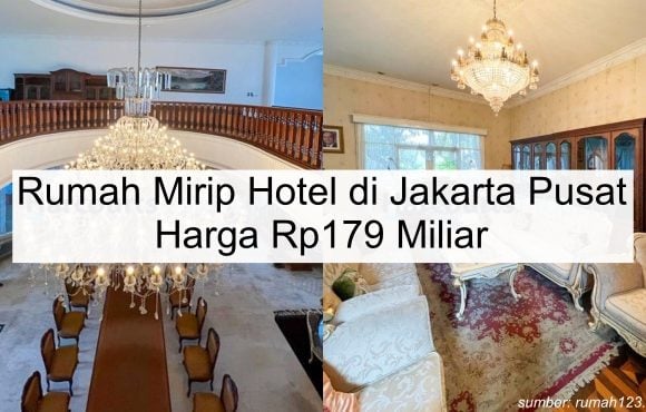 rumah mirip hotel di jakarta pusat