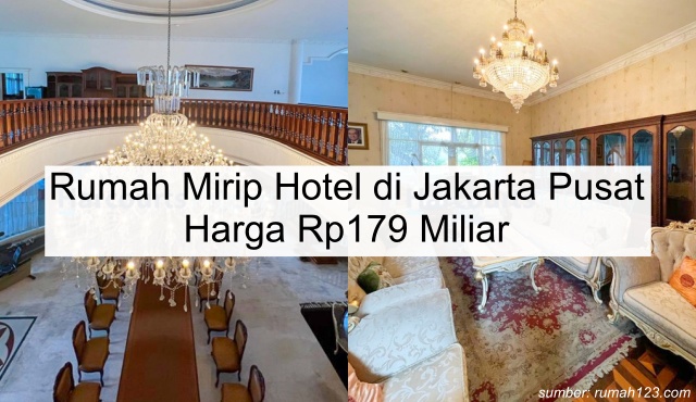 rumah mirip hotel di jakarta pusat