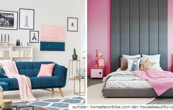 kombinasi perpaduan warna pink