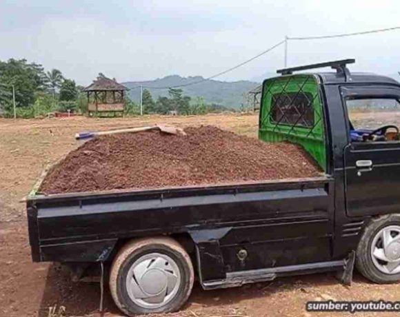 1 pick up berapa kubik pasir