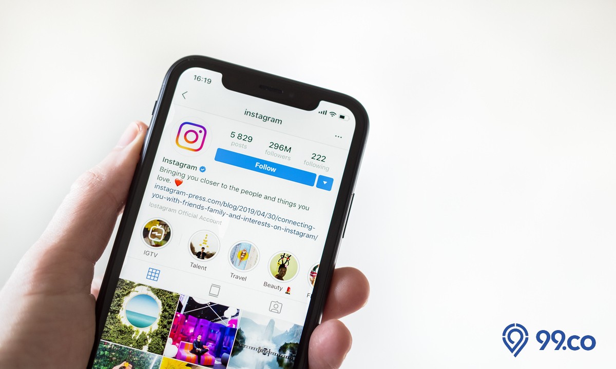 cara membuat link Instagram