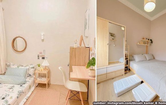 desain kamar tidur remaja putri ala korea