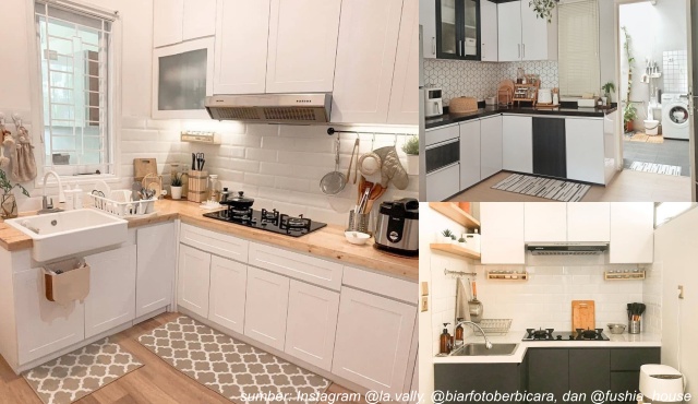 desain dapur kotor sederhana