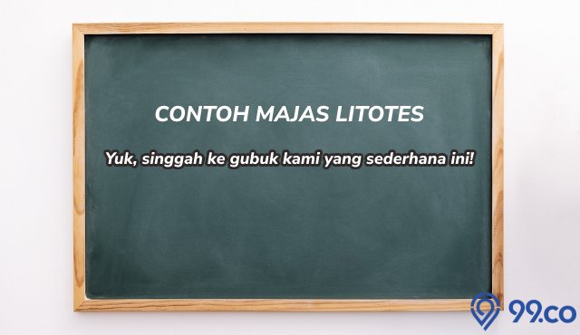 contoh majas litotes