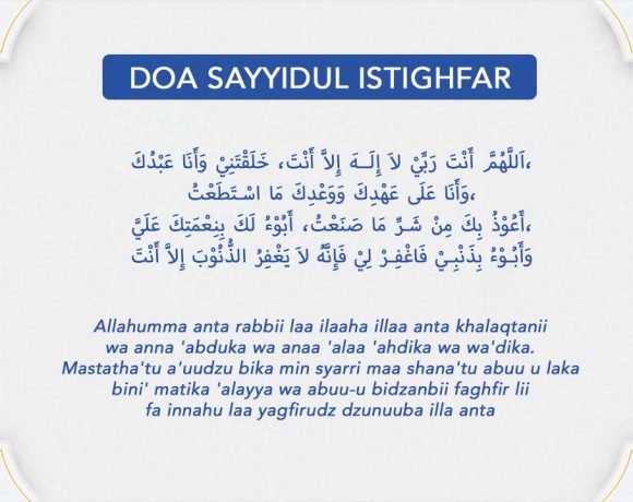 bacaan doa sayyidul istighfar latin