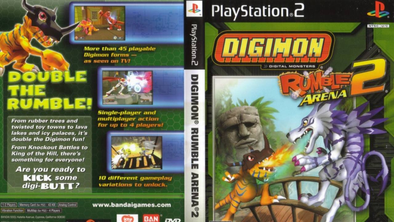 cheat digimon rumble arena ps2