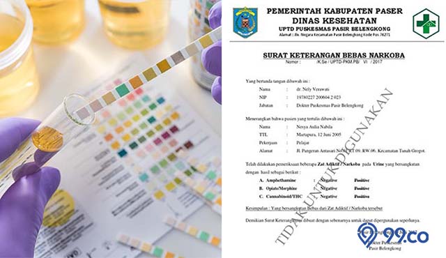 cara membuat surat keterangan bebas narkoba