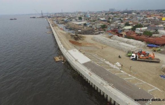 proyek pelindung jakarta tanggul pantai