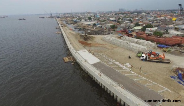 proyek pelindung jakarta tanggul pantai