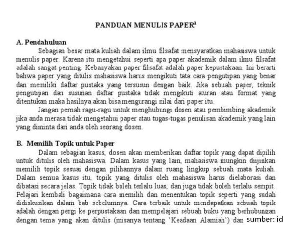 cara membuat paper