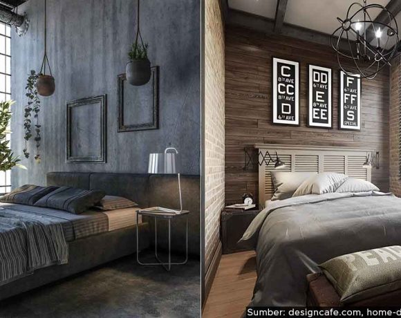 kumpulan desain kamar cowok aesthetic