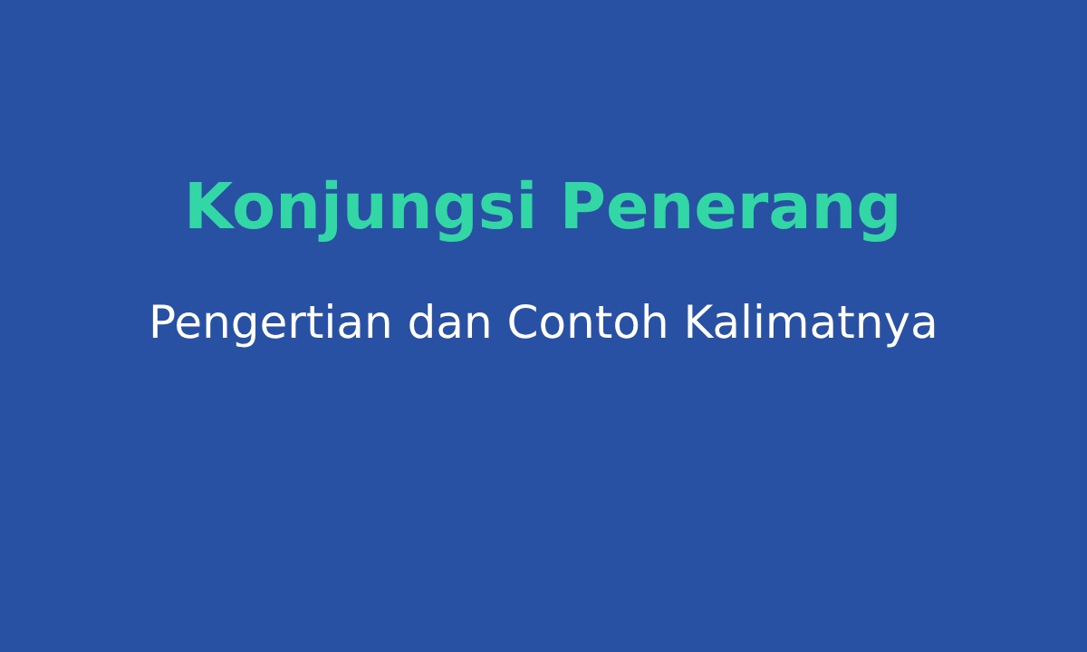 konjungsi penerang