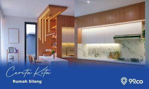 desain interior dapur rumah silang