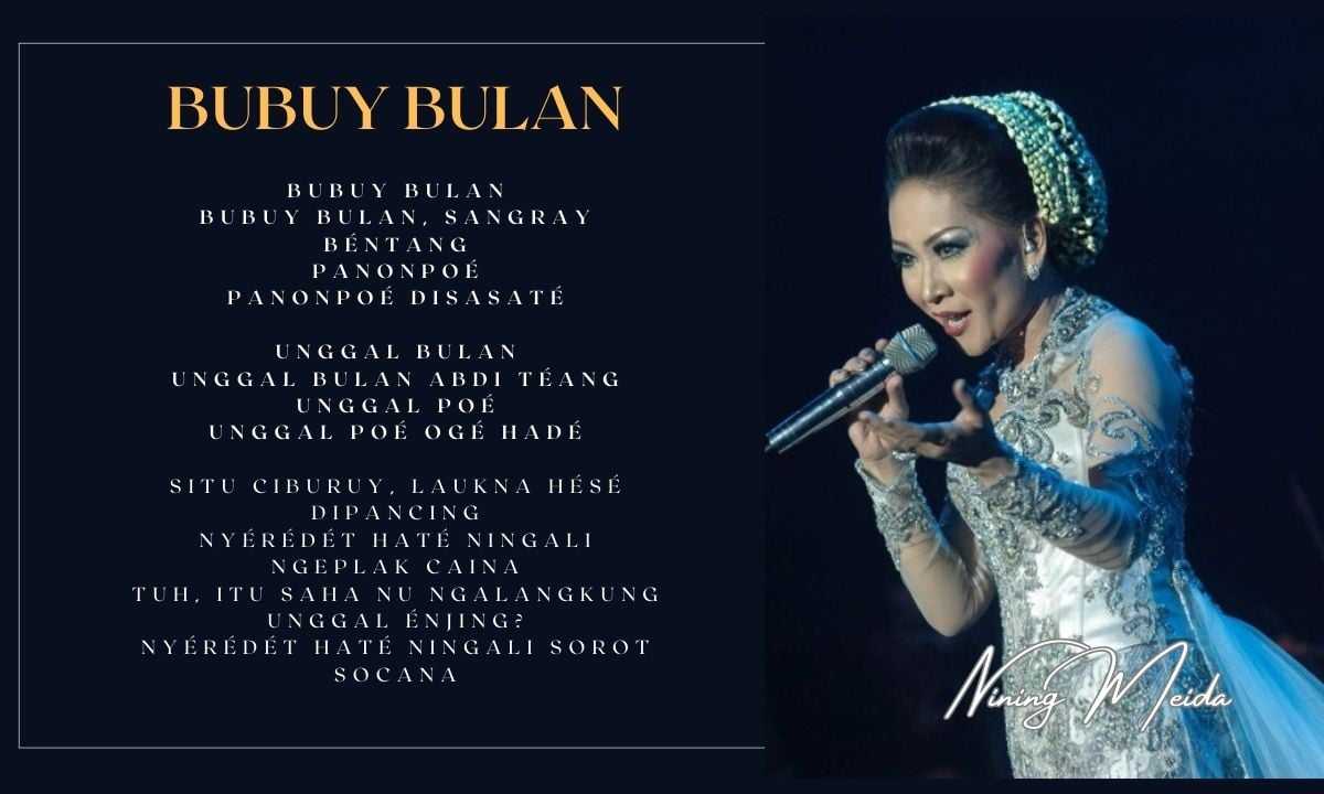 lirik lagu bubuy bulan nining meida