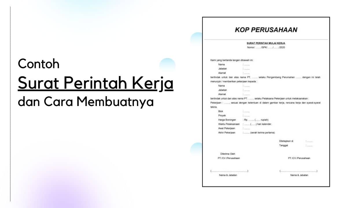 Surat Perintah Kerja