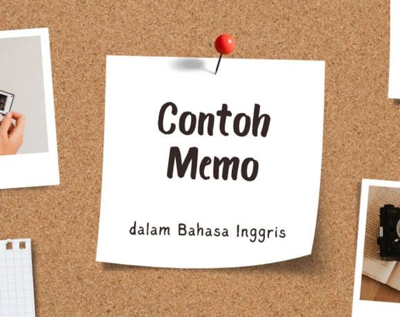 contoh memo dalam bahasa inggris