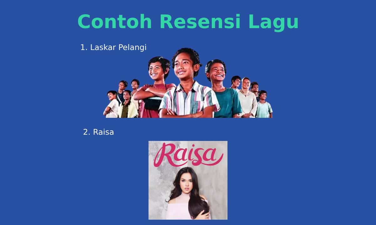 contoh resensi lagu