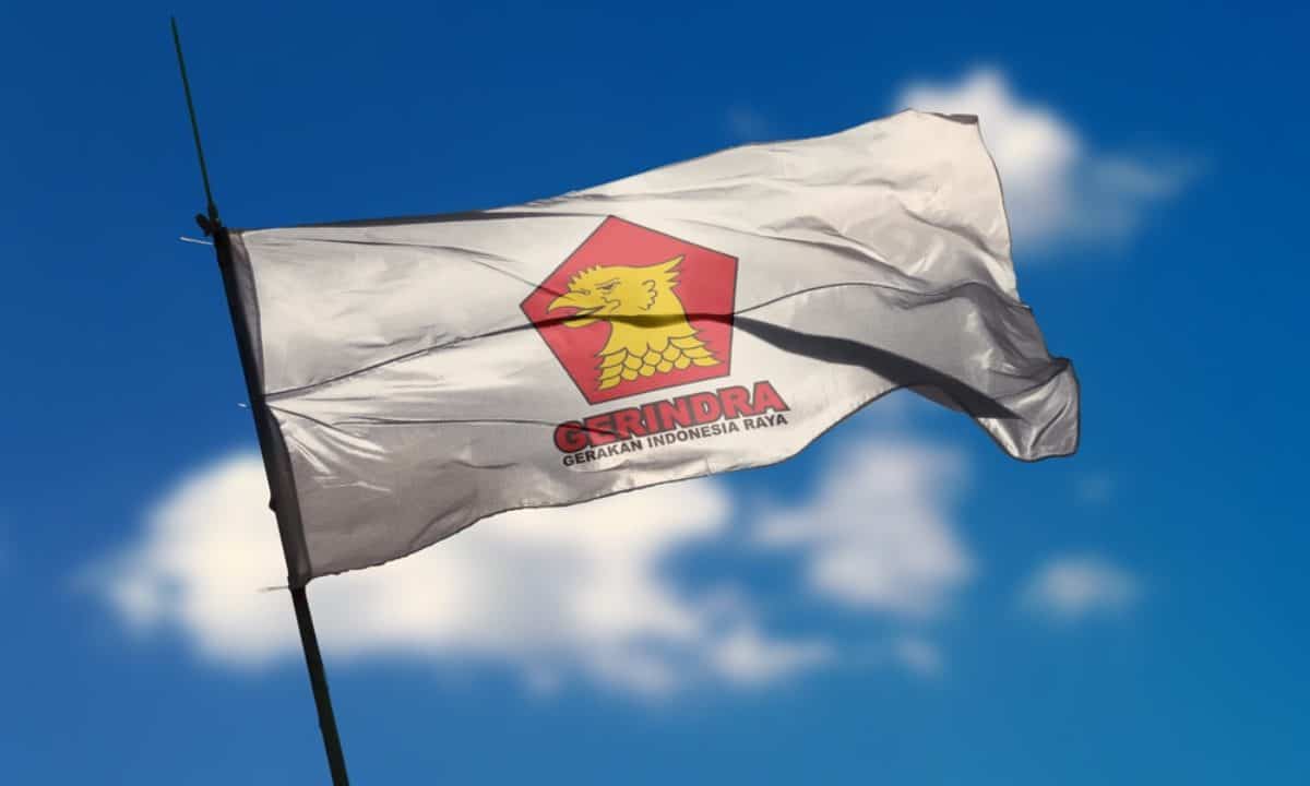 gambar bendera gerindra