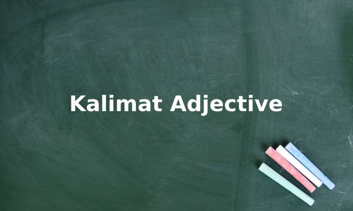 kalimat adjective bahasa inggris