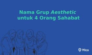 nama grup aesthetic ber 4