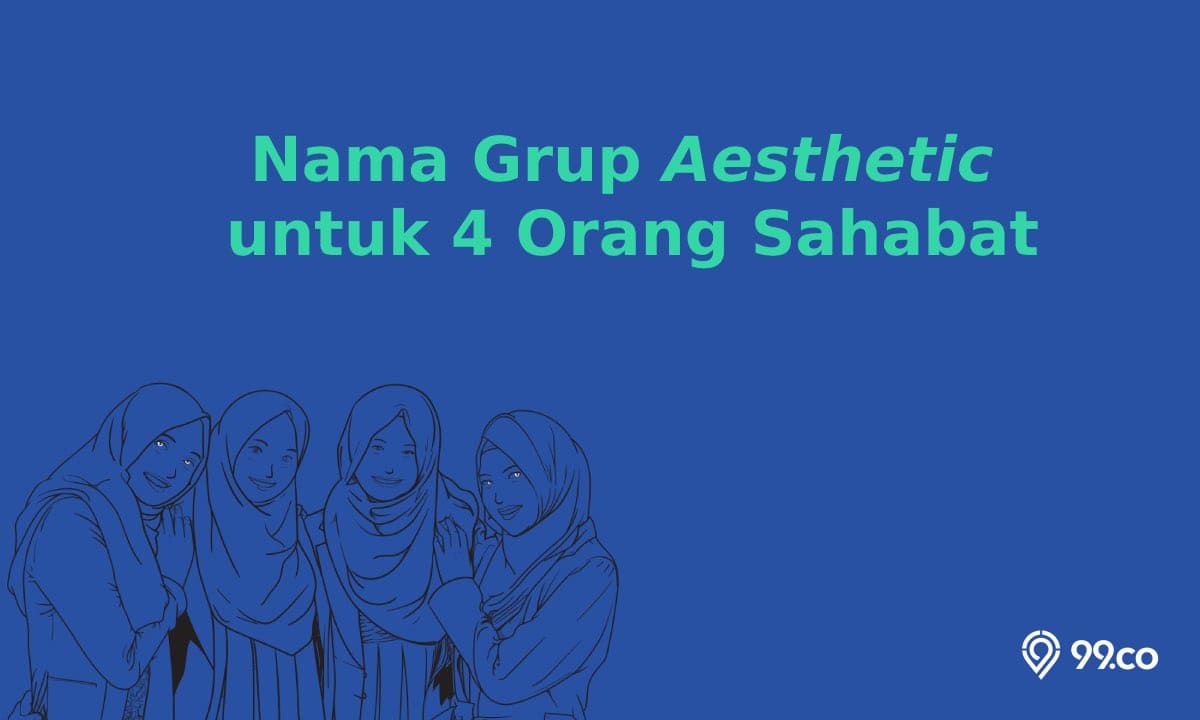 nama grup aesthetic ber 4