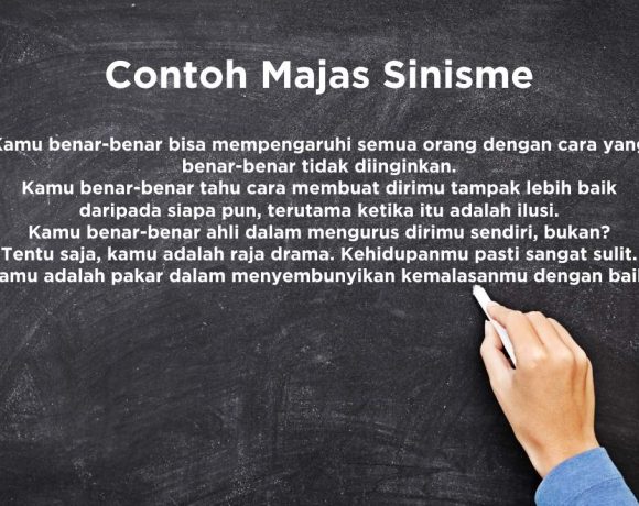 Contoh Majas Sinisme