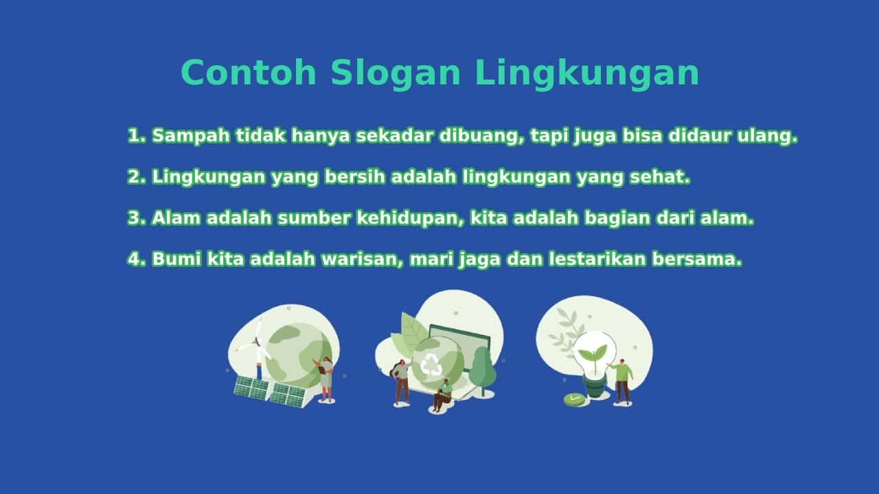 contoh slogan lingkungan