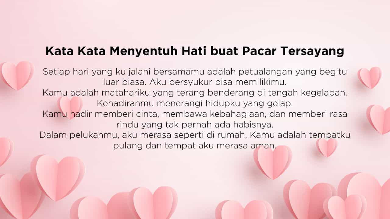 kata kata menyentuh hati buat pacar tersayang