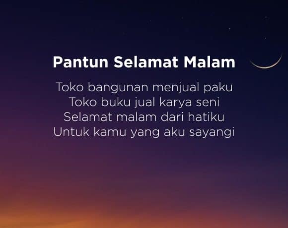 pantun selamat malam