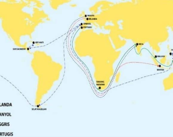 rute kedatangan bangsa barat ke indonesia