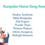 nama geng keren