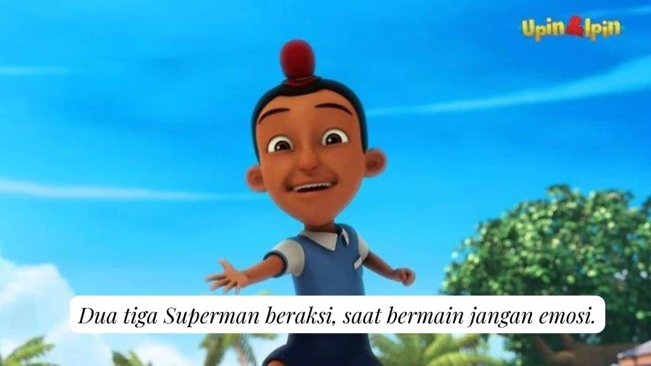 Pantun Jarjit dalam Animasi Upin Ipin