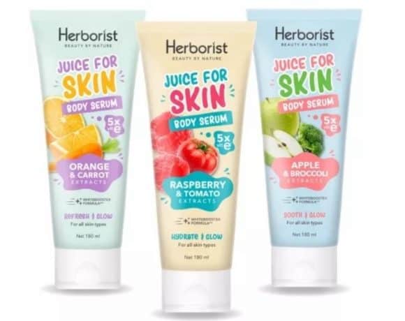 herborist juice for skin body serum