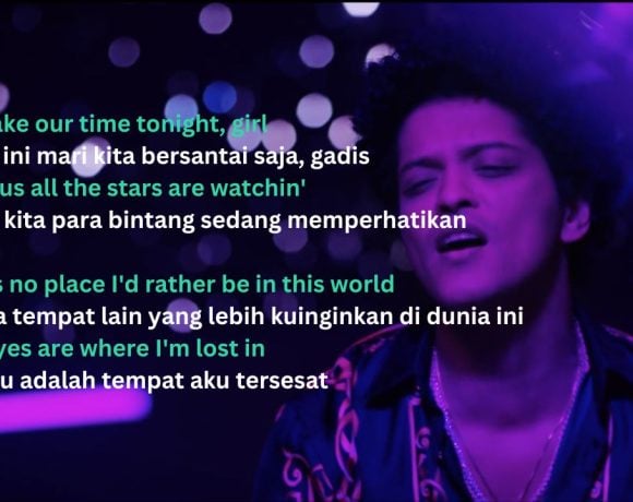 arti lagu versace on the floor bruno mars