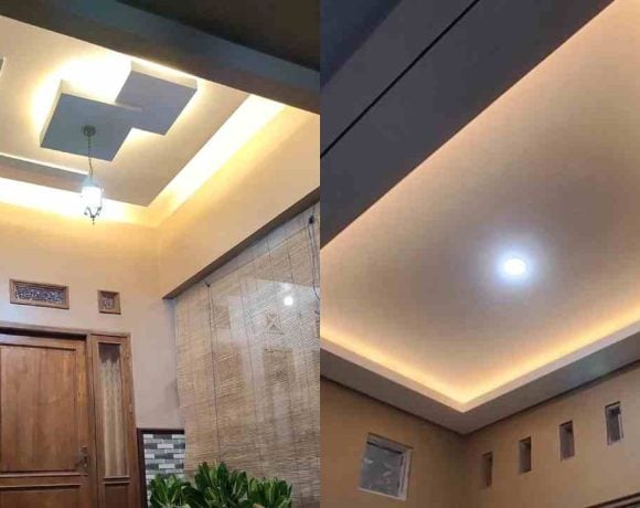 model plafon gypsum minimalis